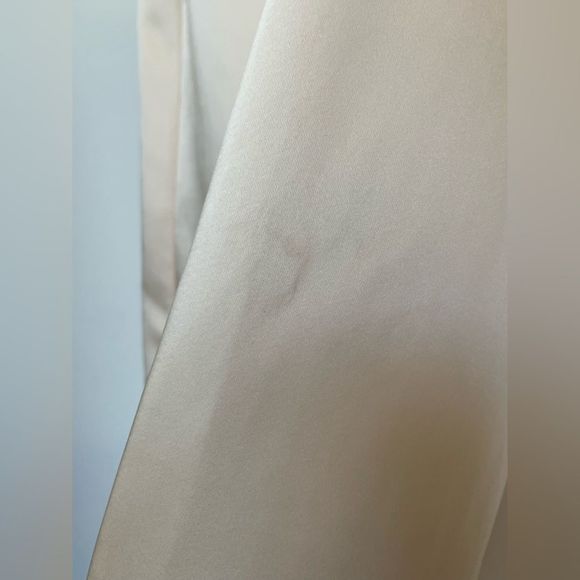 ZARA WOMAN NWT FW22 VANILLA SATIN EFFECT DRESS 8342/230/014 - Picture 14 of 14